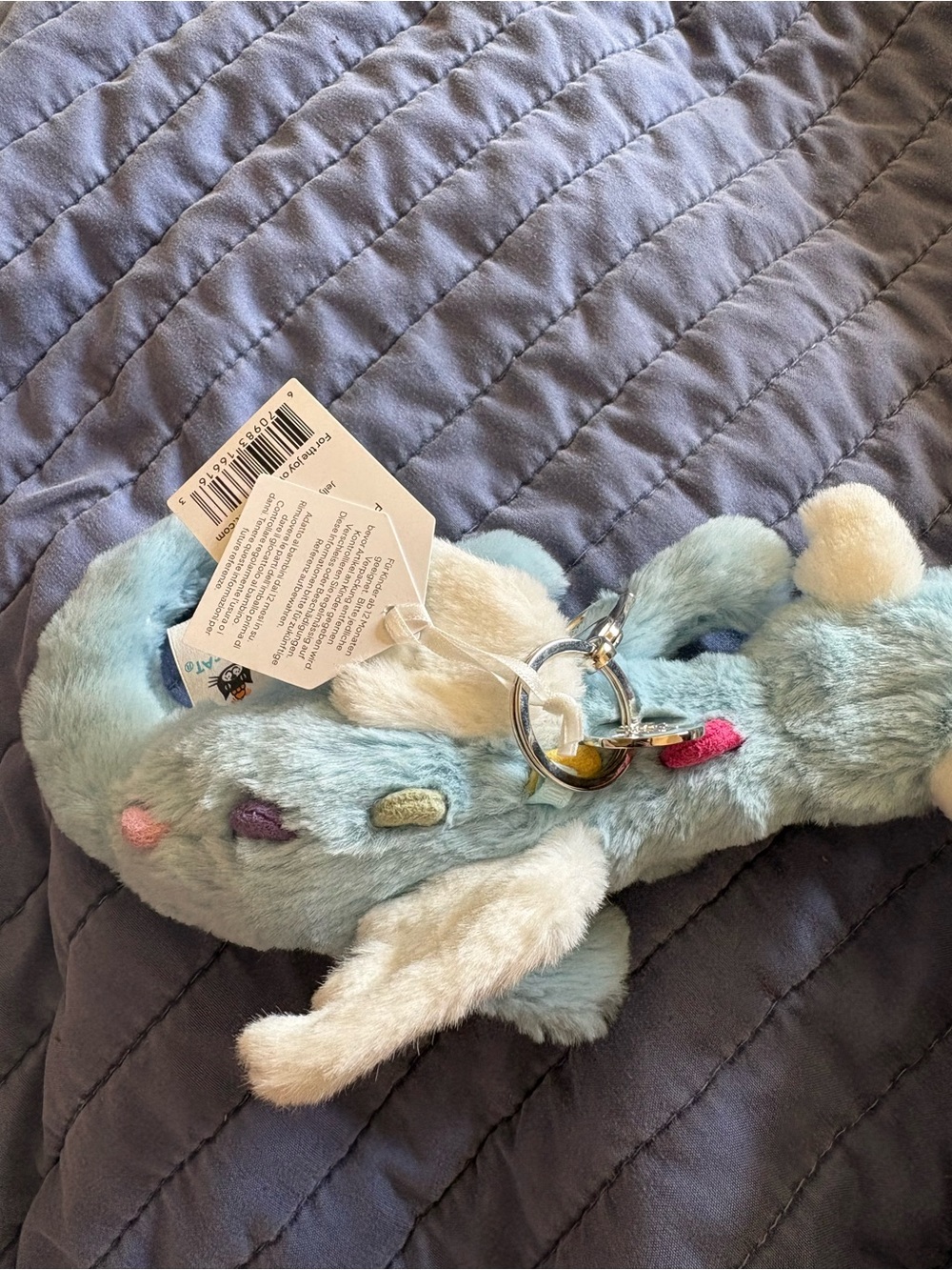 Jellycat Sky Dragon Keychain Plush Charm - Picture 5 of 5